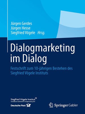 cover image of Dialogmarketing im Dialog